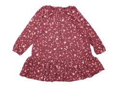 Soft Gallery dress Alma oxblood red flowery